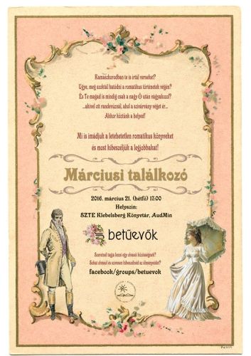 Betűevők márciusi találkozója