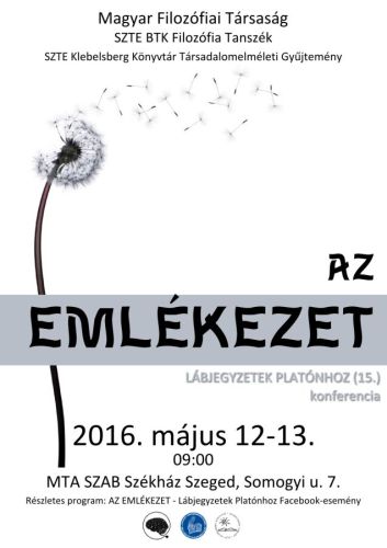 Az emlékezet - konferencia