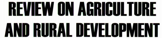 Review on Agriculture and Rural Development